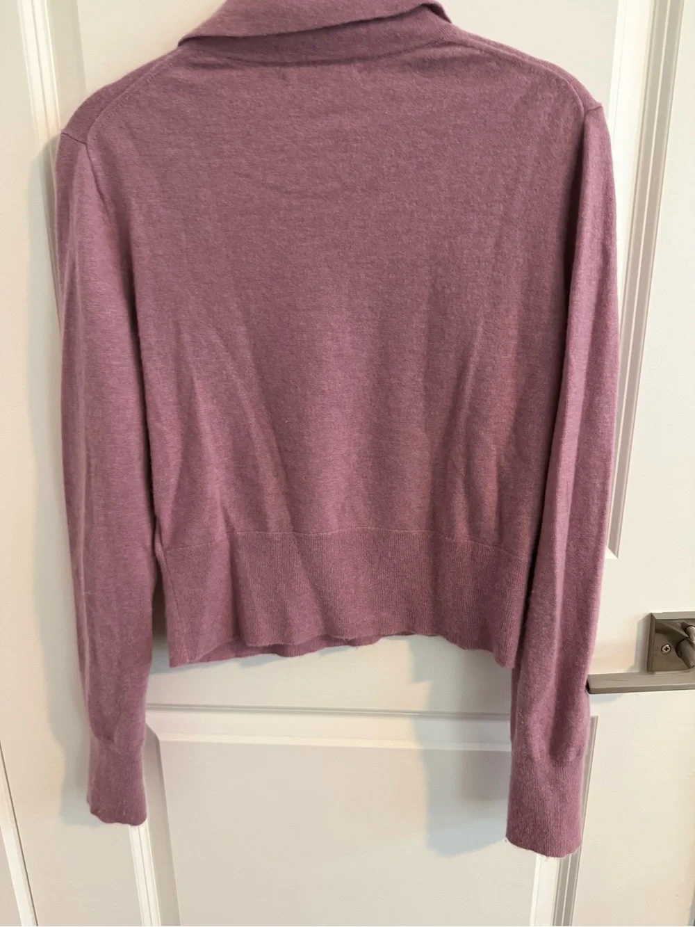 J. Crew women’s pink cashmere blend polo